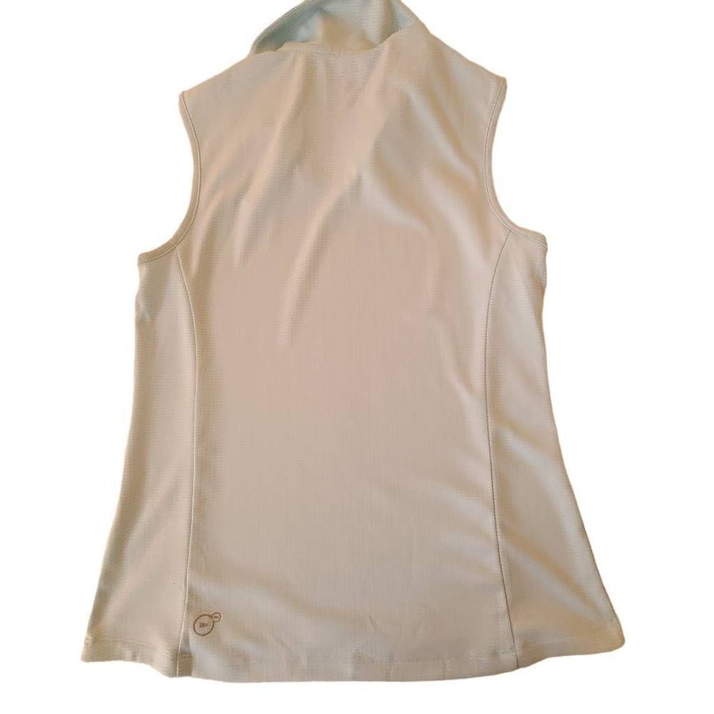 Puma Golf Womens Sleeveless Aqua Moisture Wicking Polo Top Small - Picture 2 of 10